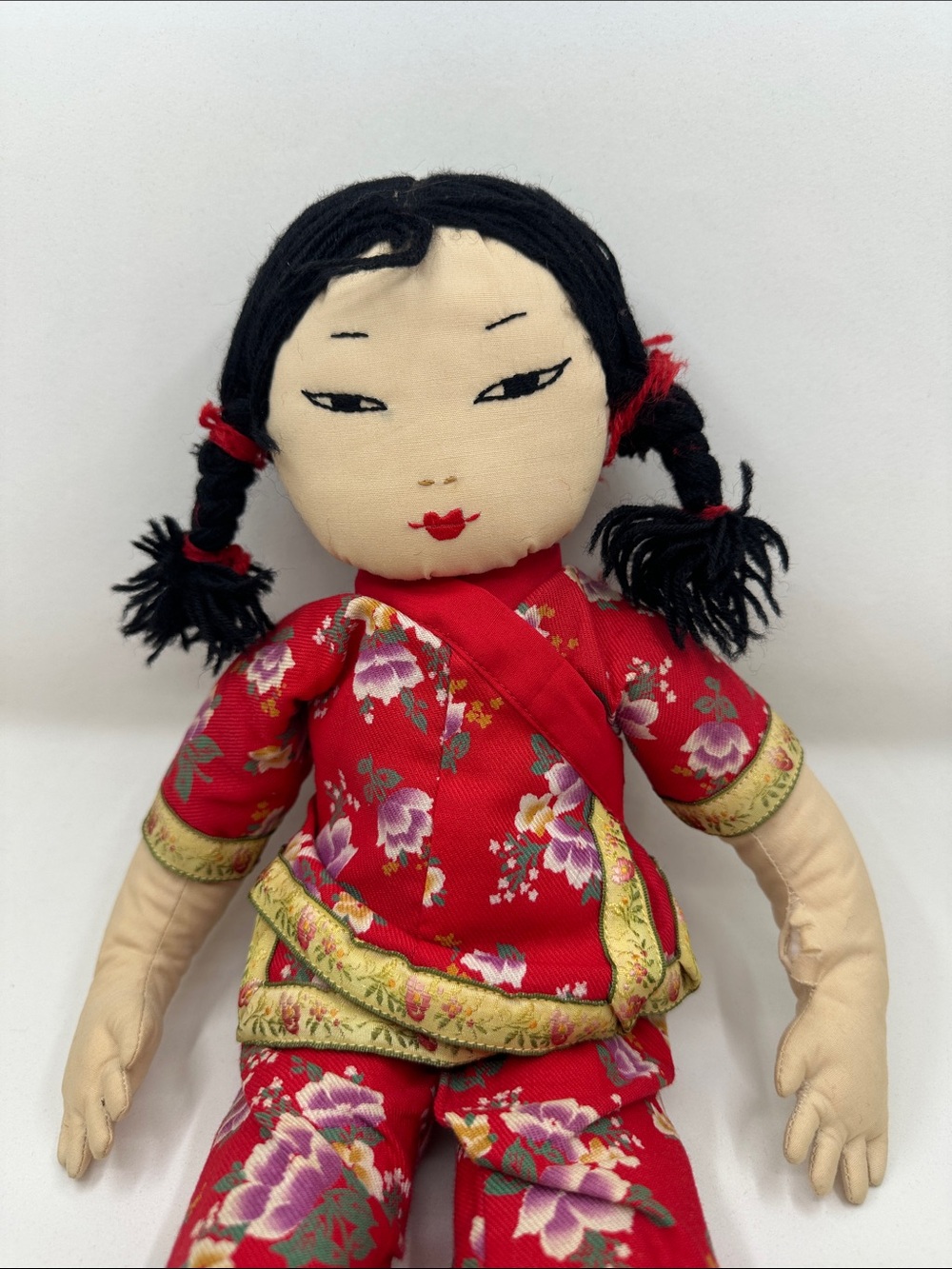 Vintage Ada Lum Cloth Doll - Mei Mei - Little Sister